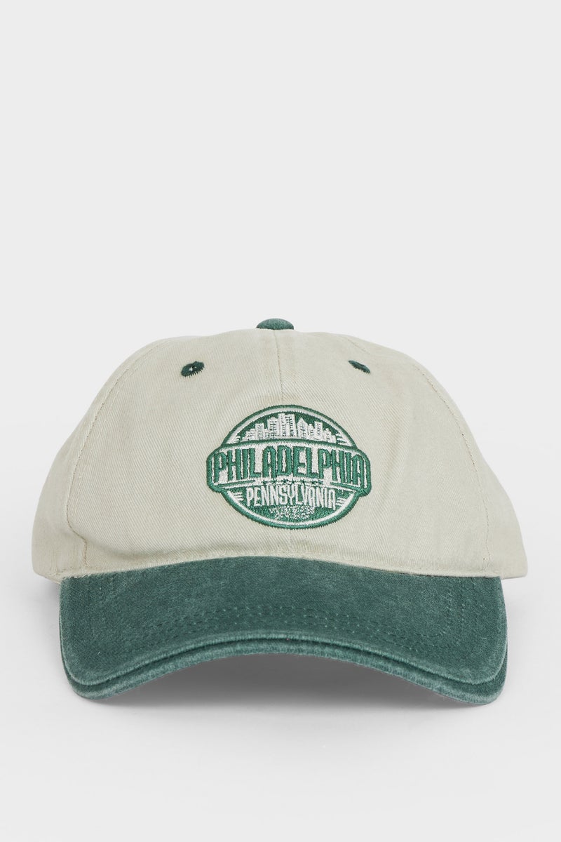 DeFacto Green Man Man Embroidered Cotton Cap Casual - Image 5